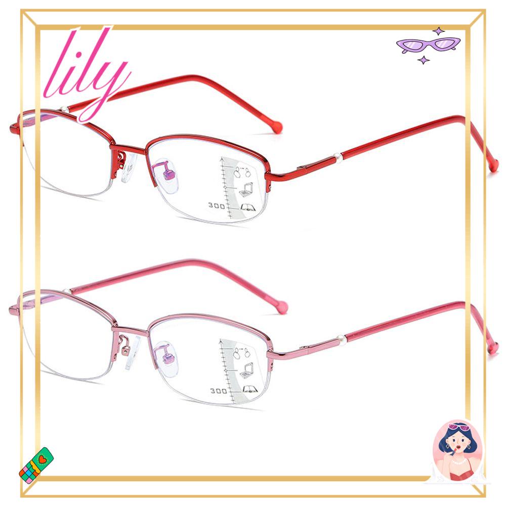 Lily Kacamata Baca Unisex Vision Care Multifocal Hyperopia Diopter Eyewear