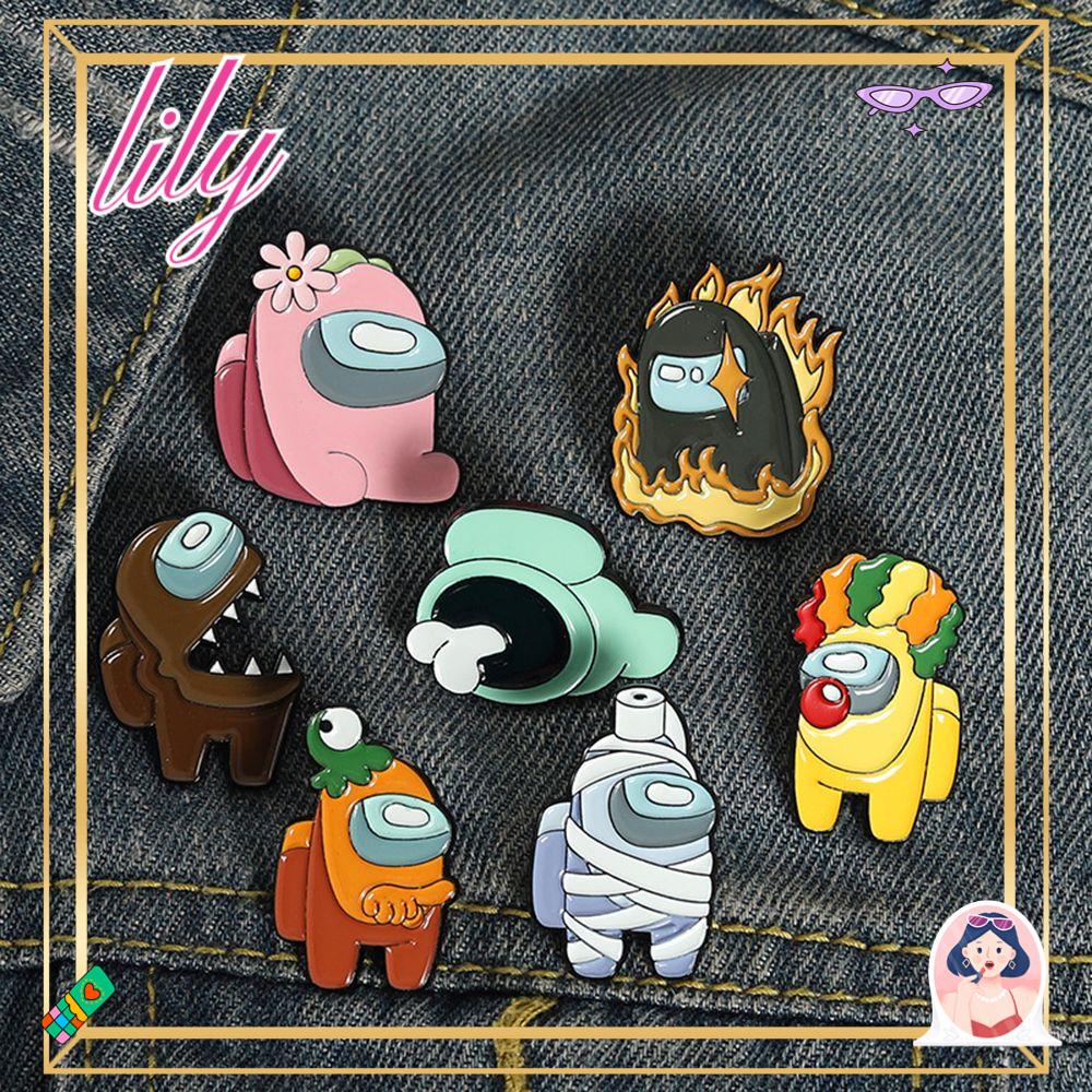 Lily Bros Lucu Ornamen Perhiasan Enamel Pin