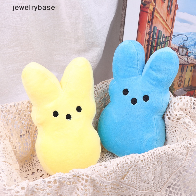 [jewelrybase] 1pc 20cm Kelinci Plush Peeps Bunny Wortel Paskah Dekorasi Boneka Mainan Butik