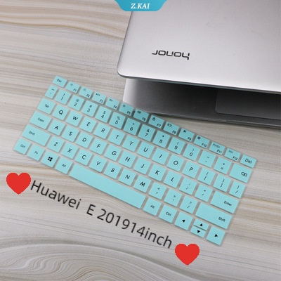 Sarung Keyboard Laptop Untuk Model Huawei MateBook E 201914Inch Silikon Waterproof Pelindung Kulit Penutup Debu Laptop [ZK]