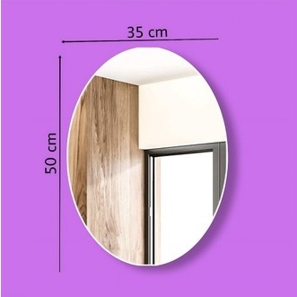 DODORY HL0529 Stiker Cermin Bahan Kaca Acrylic Stiker Wallpaper Dinding