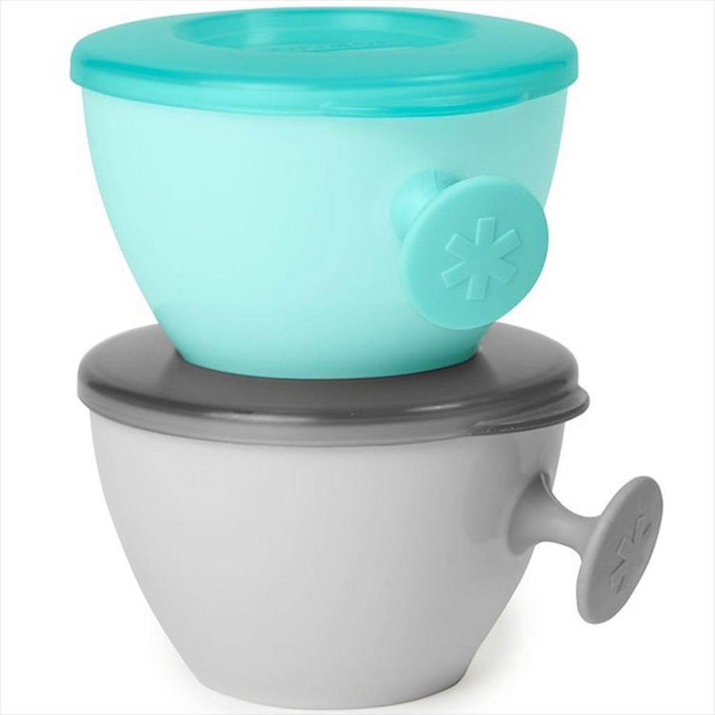 Skip Hop Easy Grab Bowls 252007 Soft Teal n Grey