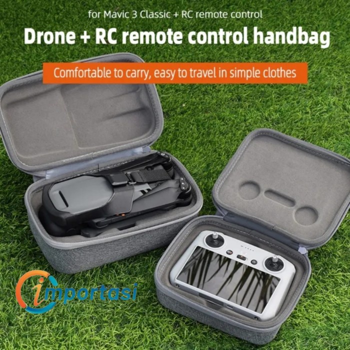 Tas Drone Bag DJI MAVIC 3 / 3 CLASSIC Terpisah Remote DJI RC Hard Case
