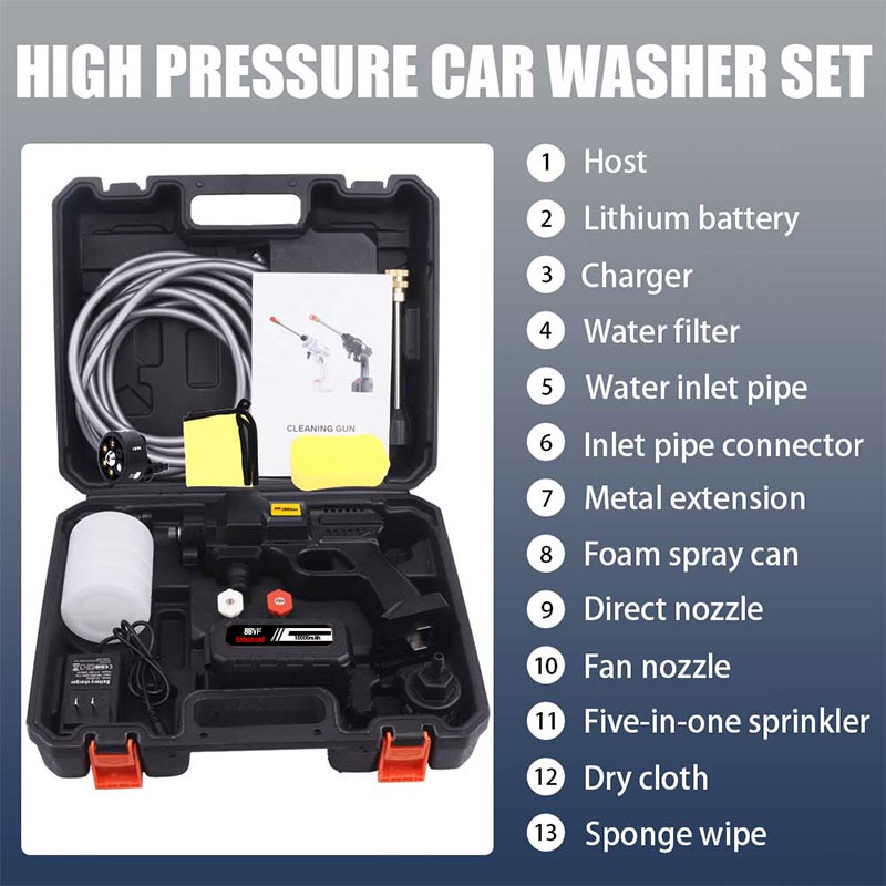 Terbaik Medan Paket Bisnis Jet Cleaner Cordless Alat Cuci Mobil Motor Staem Stim Ac Mobil Screen Sablon Berkualitas Pompa Mesin Steam Power Spayer Alat Portable Nirkabel High Pressure Washer Spray Gun