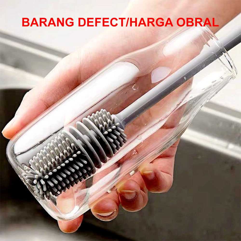 MoonBrush Sikat Botol Gelas Silicone Brush - MCX02 (OBRAL REJECT) ( Mughnii )