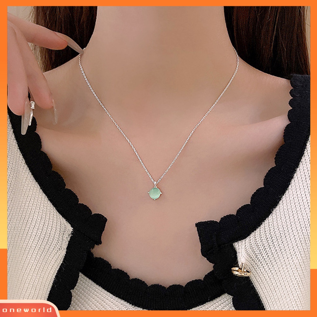 [EONE] Kalung Indah Anti-deform Serbaguna Trendi Dekoratif Tembaga Tulang Selangka Rantai Kalung Pakaian Sehari-Hari