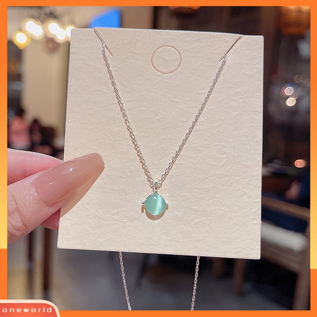 [EONE] Kalung Indah Anti-deform Serbaguna Trendi Dekoratif Tembaga Tulang Selangka Rantai Kalung Pakaian Sehari-Hari