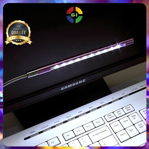 Lampu Baca LED Reading Lamp USB Adjustable Cool White 5V 1W Black