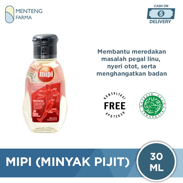 MIPI (Minyak Pijit) 30 mL - Minyak Gosok Pereda Nyeri Otot