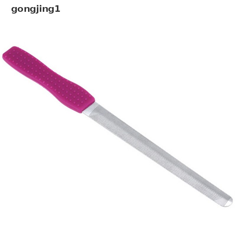 Ggg Fashion Dua Sisi Stainless Steel Metal Nail Art File Manicure Pedicure Alat Mode Dua Sisi Stainless Steel Logam Nail Art File Manicure Pedicure Alat Panas Dua Sisi Baru