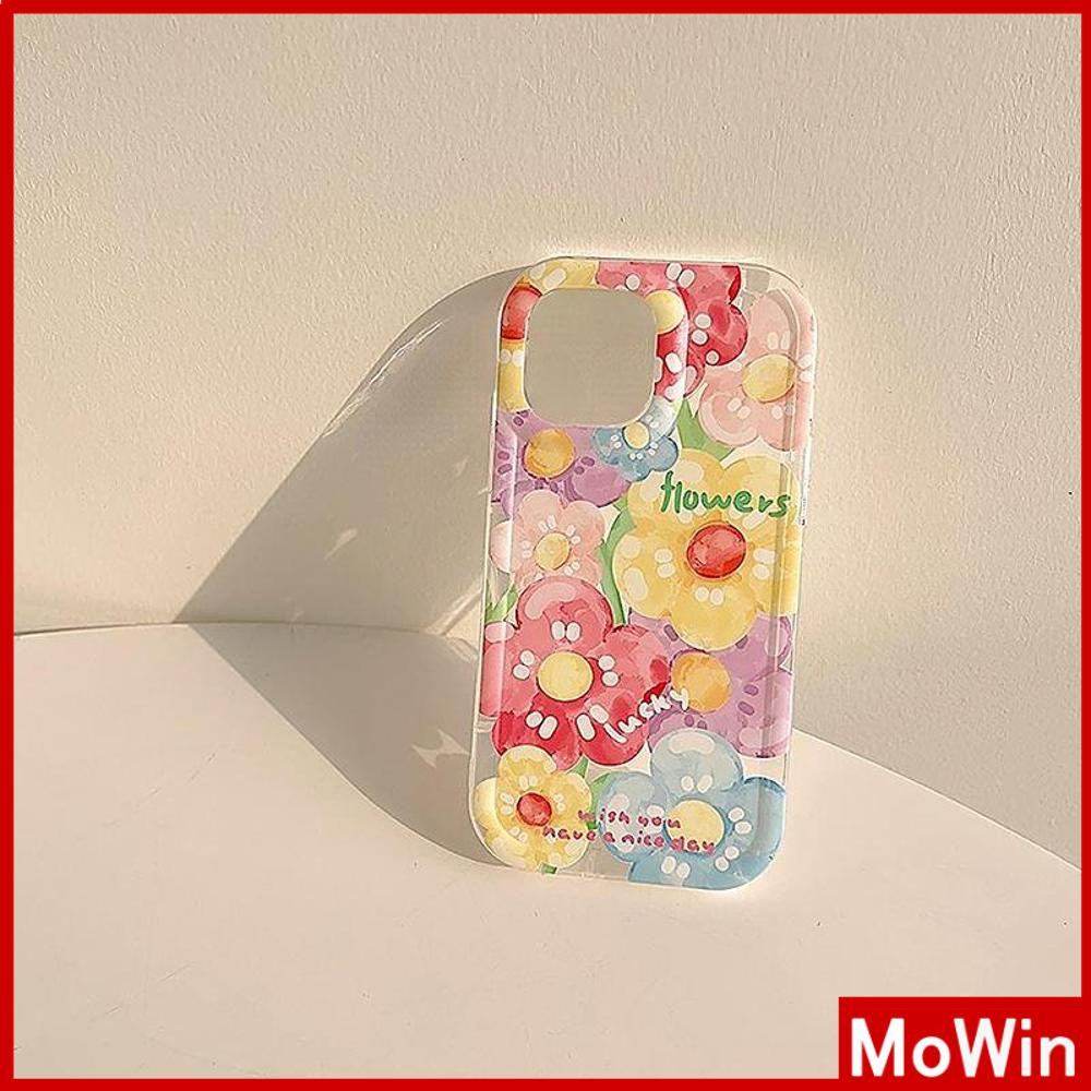 For iPhone 14 Pro Max iPhone Case Clear Case TPU Soft Case Airbag Shockproof Cute Oil Painting Flowers Compatible with iPhone 13 Pro Max iPhone 12 Pro Max 11 7Plus 6Plus XR xs max