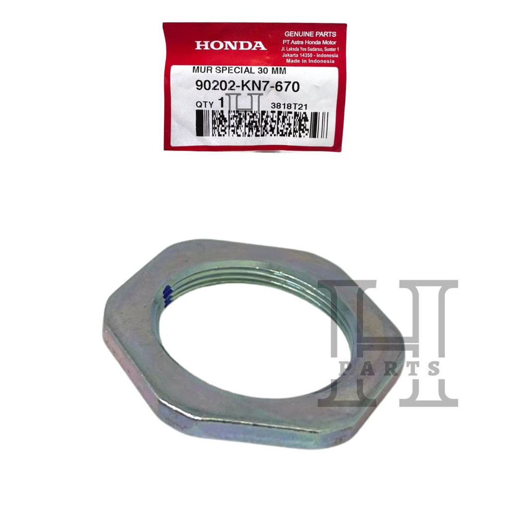 MUR BAUT PULLY KAMPAS GANDA KOPLING SPECIAL 30 MM MATIK BeAT eSP (K25) BeAT eSP (K81) SCOOPY eSP (K16) SCOOPY eSP (K93 New) VARIO 125 eSP VARIO 150 eSP &amp; VARIO 110 eSP 90202-KN7-670 ASLI ORIGINAL AHM HGP HONDA