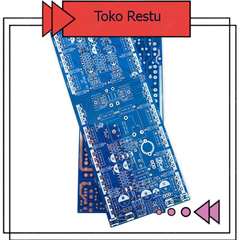 Pcb Driver OCL Balap TEF 2U Dobel Layer Cuci Gudang