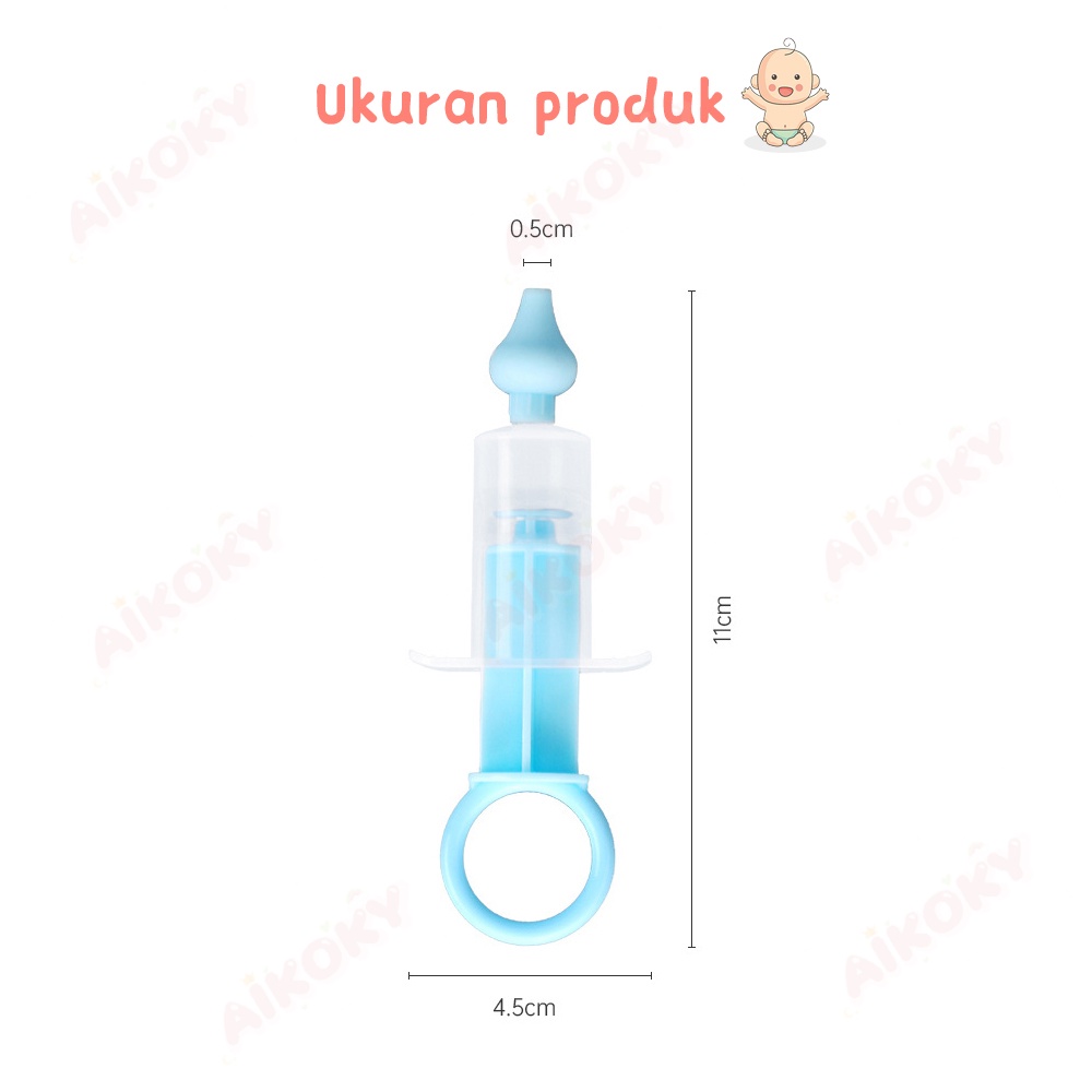 AIKOKY Alat Penyedot Sedot Ingus Bayi / Pembersih Hidung Bayi / Nose Cleaner / Nasal Aspirator Baby