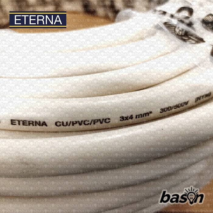 ETERNA NYM / NYY 3x4 mm2 - Kabel Listrik Kawat 1 roll = 50 meter