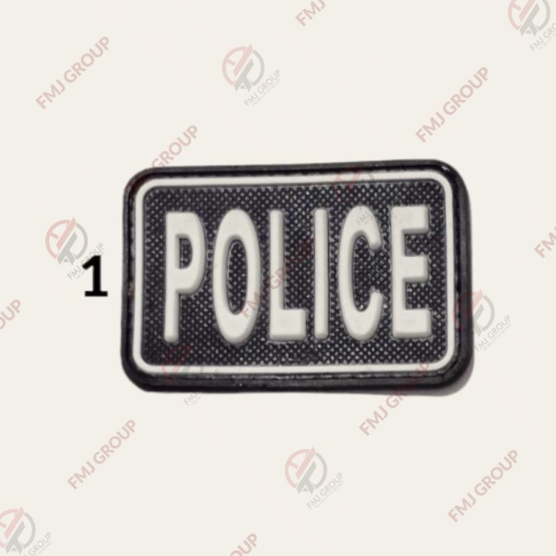 Emblem Patch Rubber POLISI Perekat Bet Logo POLISI TRIBRATA Logo POLICE