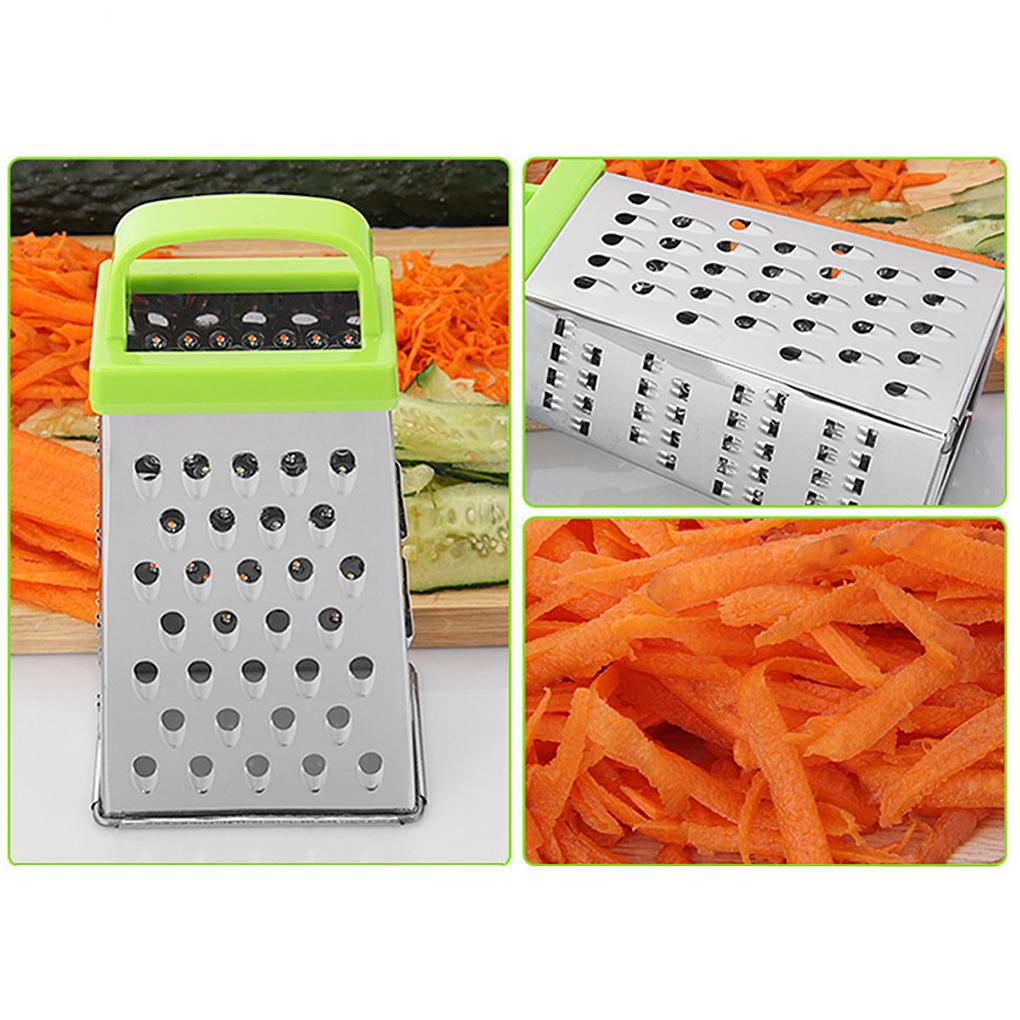 4sisi Parutan Stainless Planer Pemotong Sayur Pemotong Kupas Buah Jahe Garlic Grater Cooking Kitchen Tools Gadget