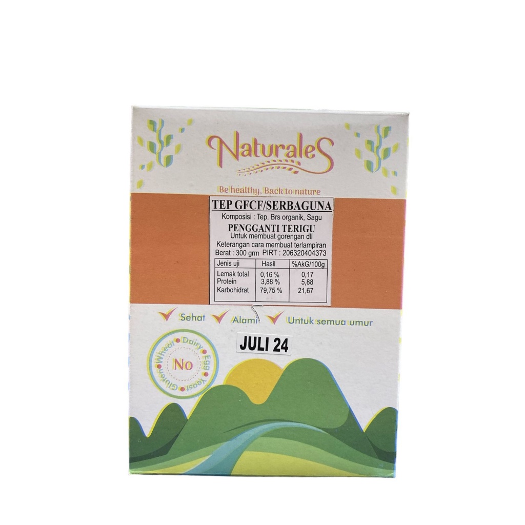 

Tepung Gluten Free Naturales 300g (CitraFood)