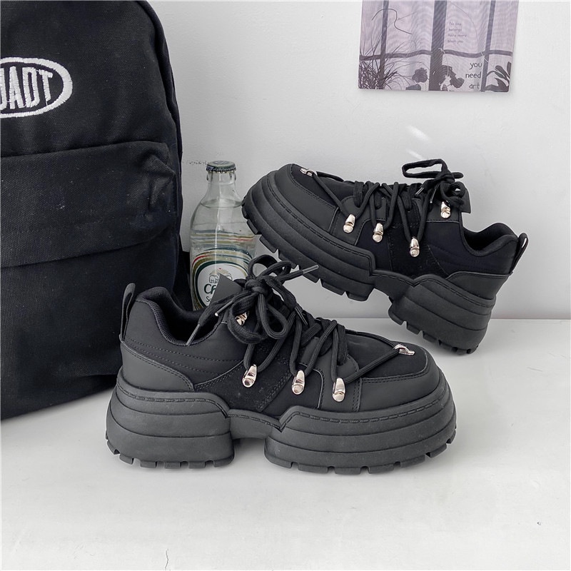 [DREAM] 270 Sepatu Wedges Sneakers Wanita Sport Shoes Casual Fashion Korea Karet Premium