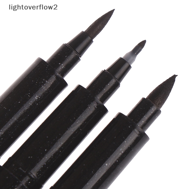 [lightoverflow2] 3pcs/set Pen Kuas Kaligrafi China Jepang Serat Halus Besar/Sedang/Kecil [ID]