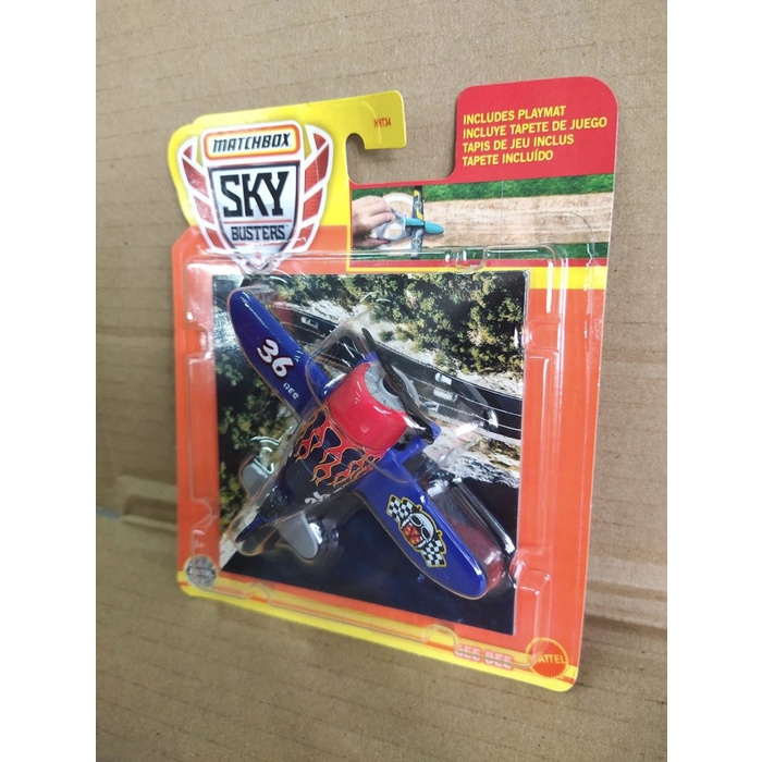 Matchbox Sky Busters Gee Bee with Playmat