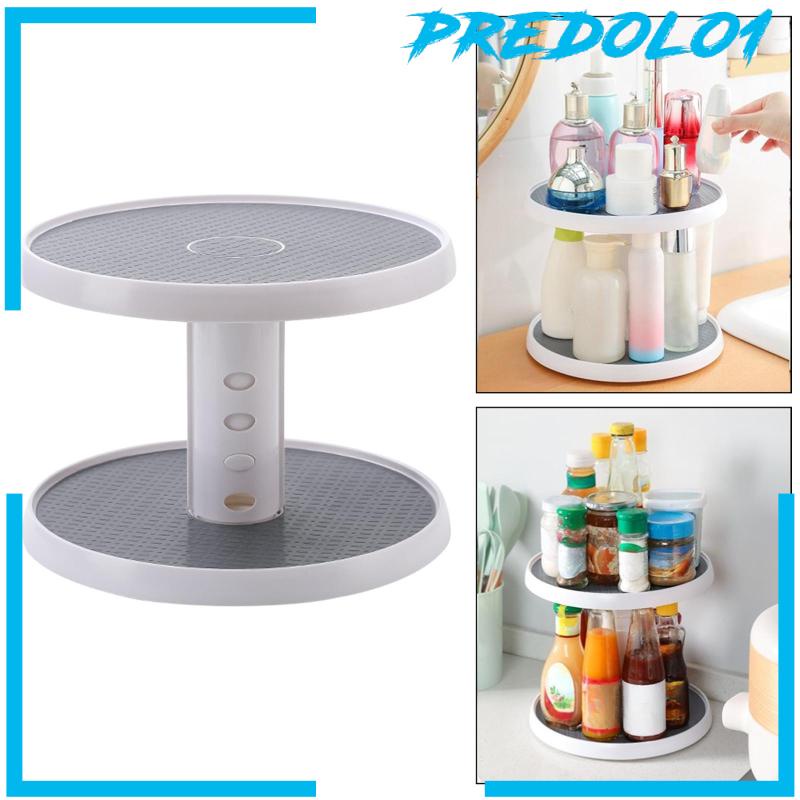 [Predolo1] Rotating Cabinet Organizer Parfum Organizer Untuk Ruang Tamu Lemari Kulkas