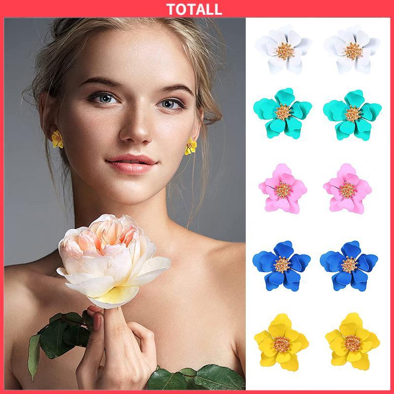 COD Bunga beku anting  anting petal modus elegan-Totall