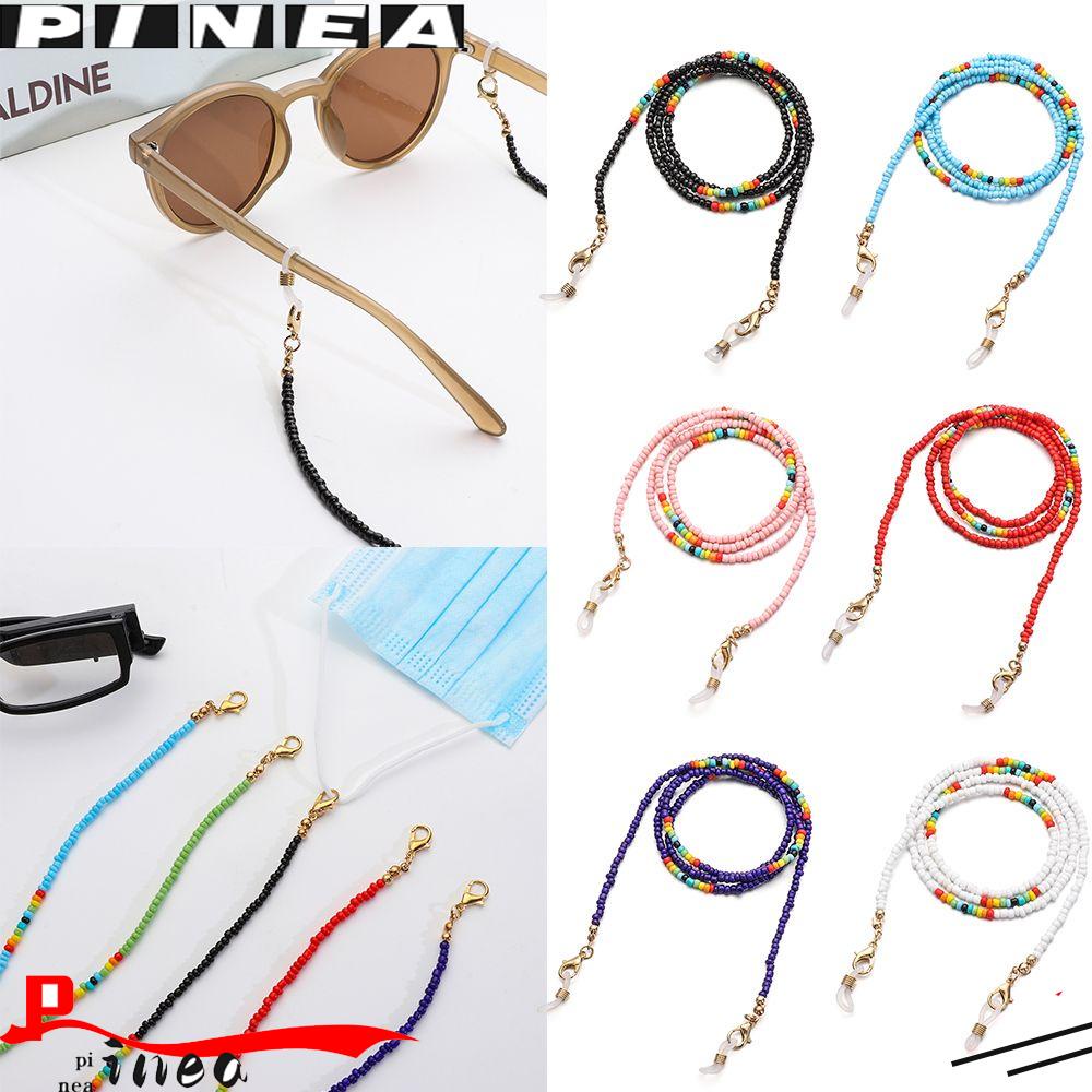 Nanas Kacamata Rantai Pemegang Olahraga Luar Ruangan Kalung Manik-Manik Akrilik Sunglasses Lanyard