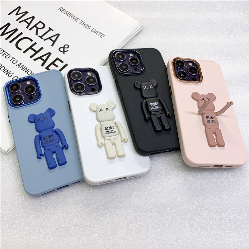 Bracket Plating Silikon Lembut Untuk IPhone Case14 13 12 11 Pro Max X XR XSMA 6 7 8plus