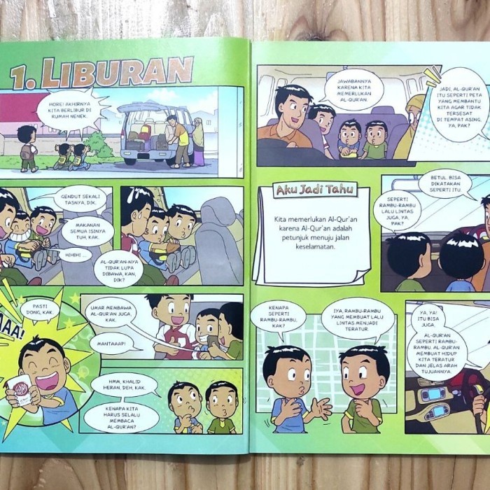 Komik Aqidah 2 : Malaikat, Kitab, dan Rasul Allah