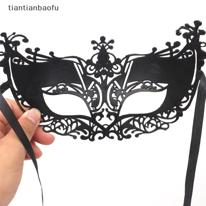 [tiantianbaofu] 1pc Topeng Masquerade Topeng Pesta Kostum Halloween Wanita Pria Fancy Dress Butik