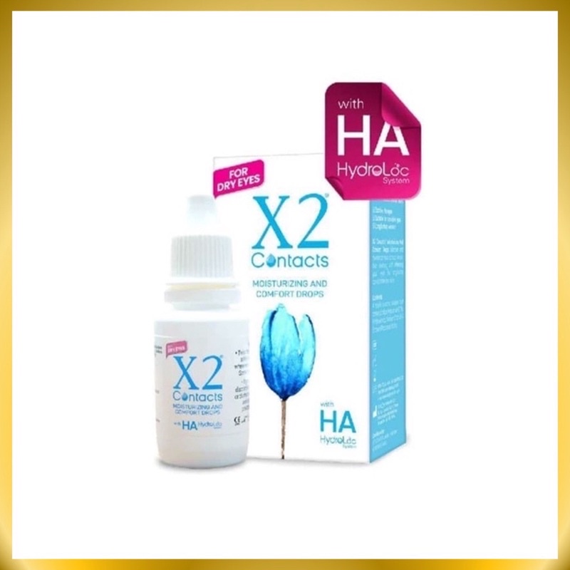 Tetes Mata X2 Contact Moisturizing &amp; Comfort Drops 15ml