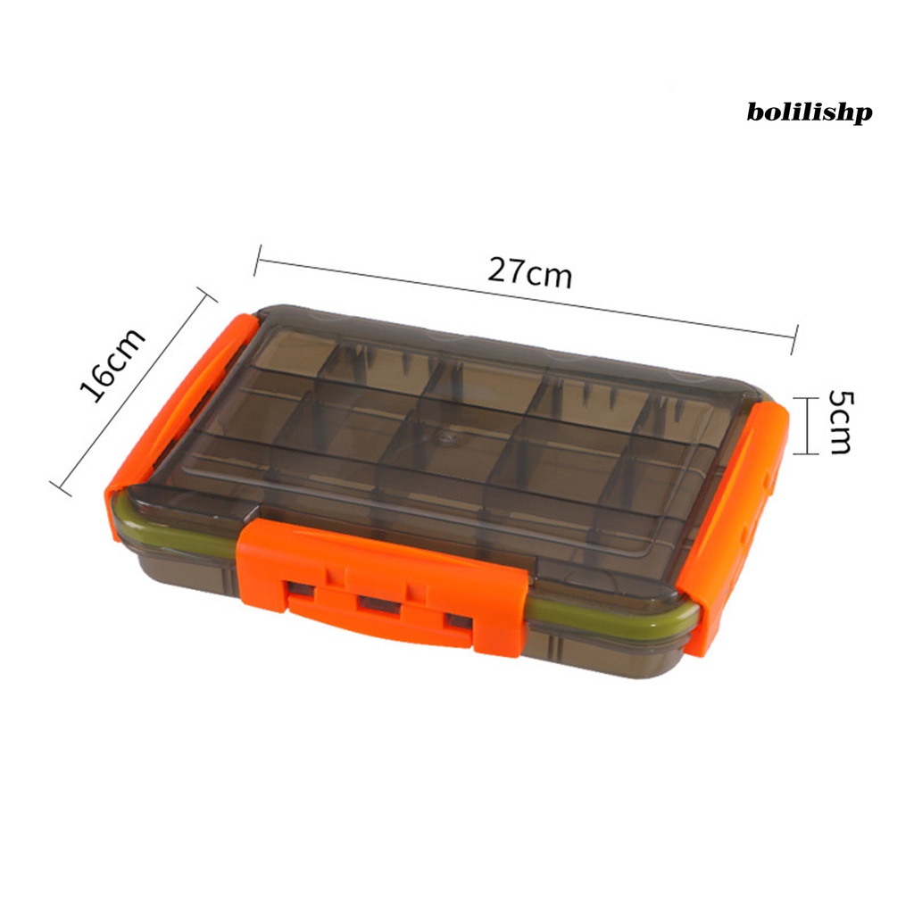 Bo-lure Box Kapasitas Tinggi Tahan Jatuh Water Proof Kompartemen Tahan Tekanan Kotak Pancing Multifungsi Memancing Luar Ruangan