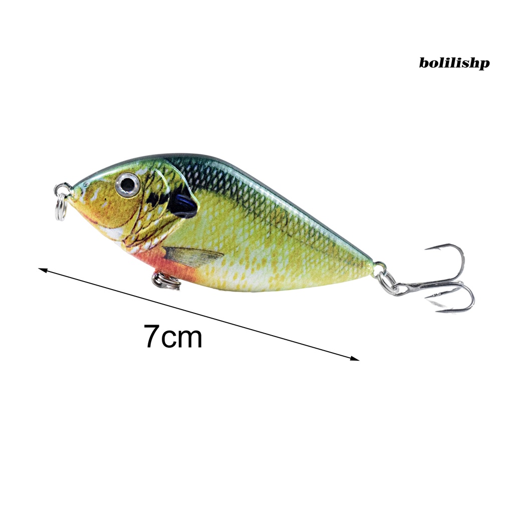 Bo-7cm/14.5g Umpan Pancing Realistis Tajam Kait Simulasi 3D Mata Kulit Hidup Ikan Menarik Universal Tenggelam Laut Memancing Bretel Umpan Buatan Peralatan Memancing