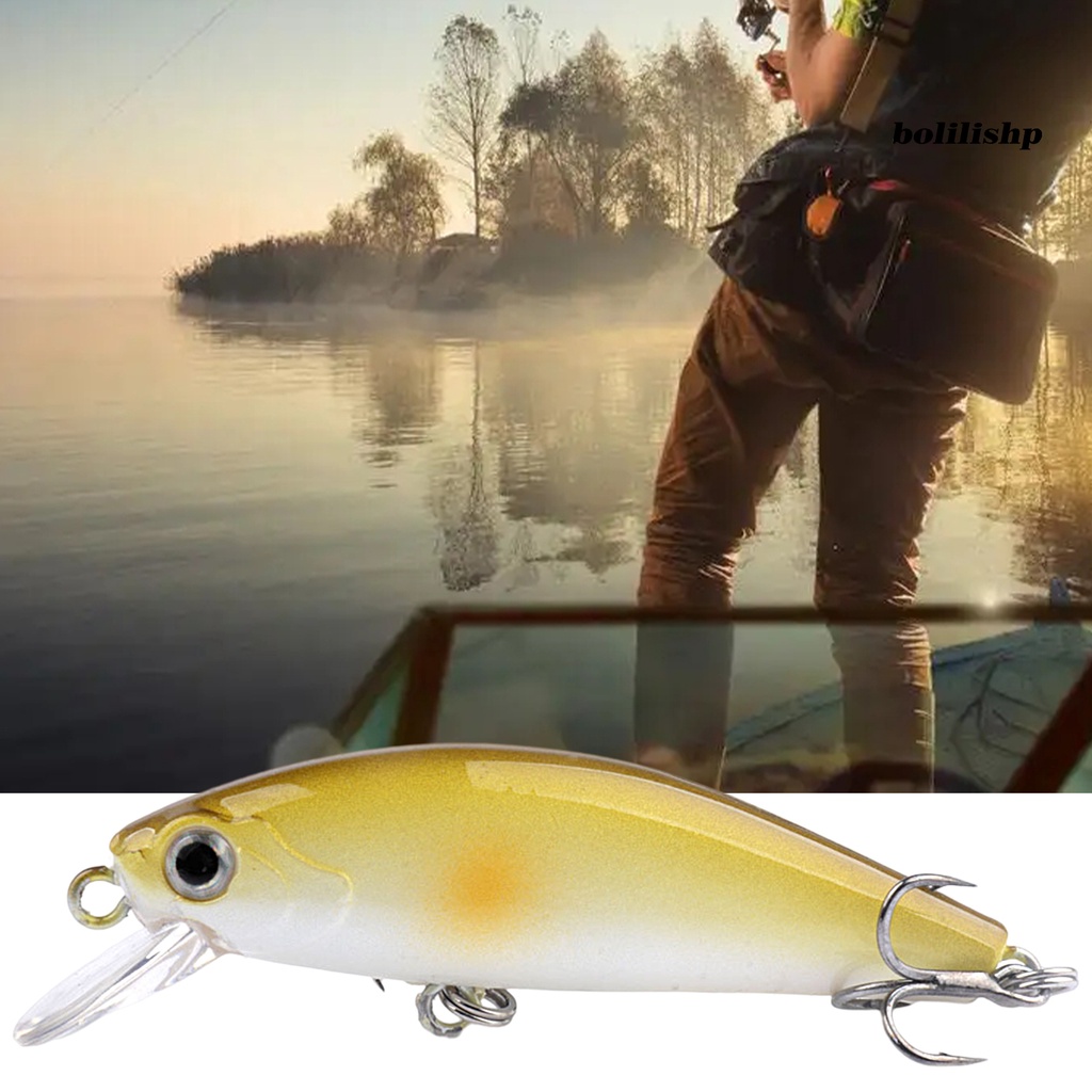 Bo-5.5cm/6.5g Umpan Pancing Simulasi 3D Fisheye Trembling Decoy Kait Tajam Mencegah Lolos Universal Memancing Umpan Ikan Kecil Bawah Air Umpan Keras Perlengkapan Memancing