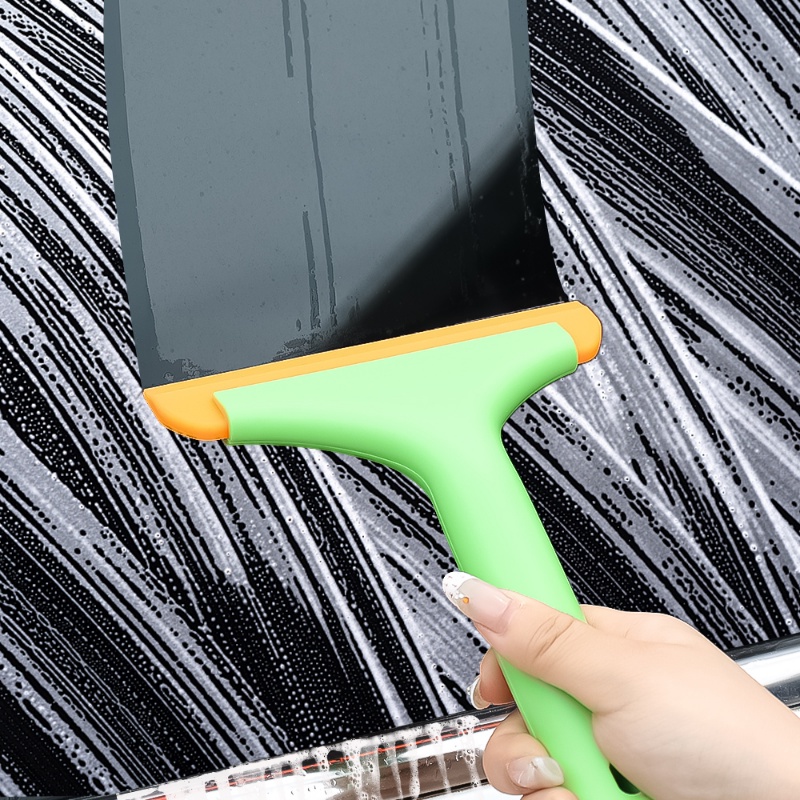 1pc 15 * 19cm Squeegee Kaca Jendela Mobil Silikon Shower Cleaner Kaca Depan Cuci Air Wiper Blade Plate Scraper Cleaning Tool