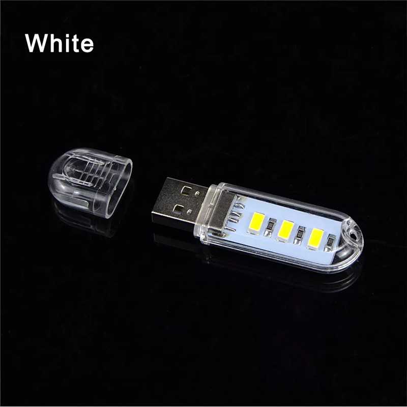 TD - LMP ASMTLED Lampu Baca Mini 3 LED USB Portable SMD5730 0.6W 5V - ASM5730