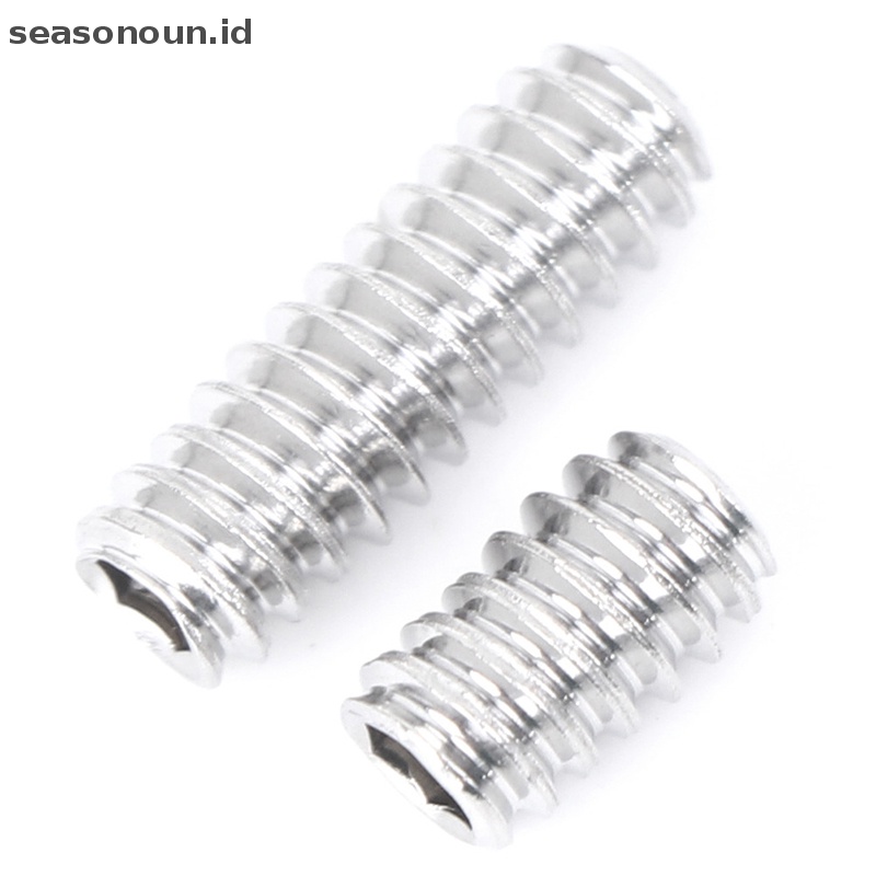 Seasonoun 50Pcs 7/14mm FCS Dan FCS II Surfboard Fin Plug G5 FCS Board Sekrup Sirip.