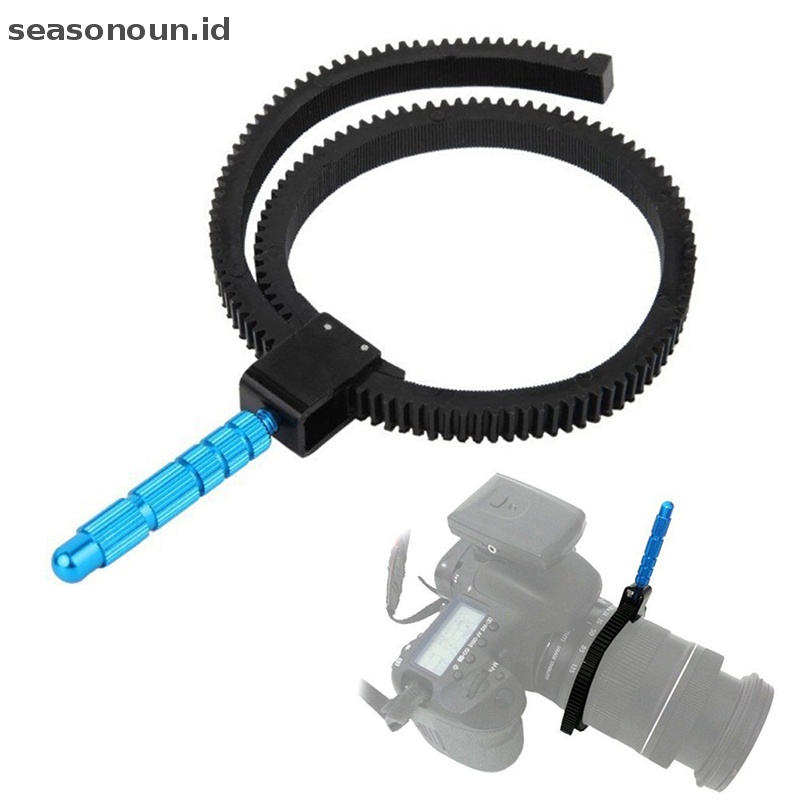 Seasonoun Zoom Focusing Follow Focus Handle Scale Lever Dengan Gear Ring Untuk Lensa Kamera.