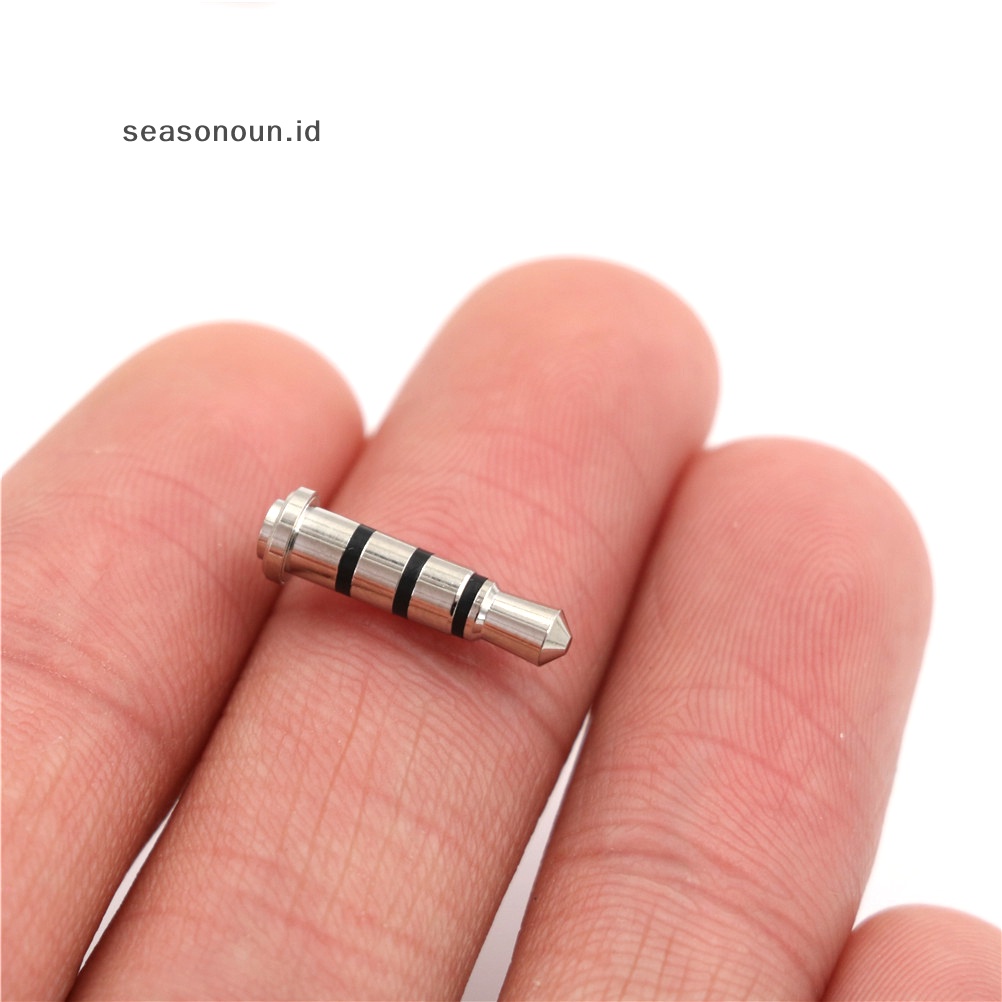 Seasonoun 3.5mm Smart Mikey Mi Key Tombol Klik Cepat Tahan Debu Plug Earphone Jack.