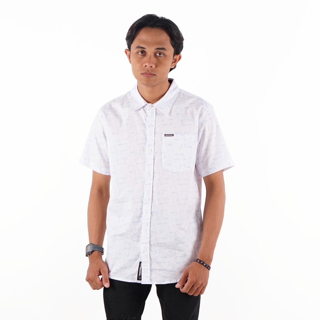 KEMEJA FRIDAY KILLER | CLEAR WHITE SS