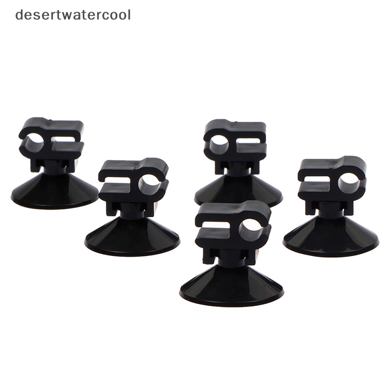 Deid 5PCs Aquarium Suction Cup Klip Tabung Gesper Ikan Kawat Selang Pompa Sucker Martijn