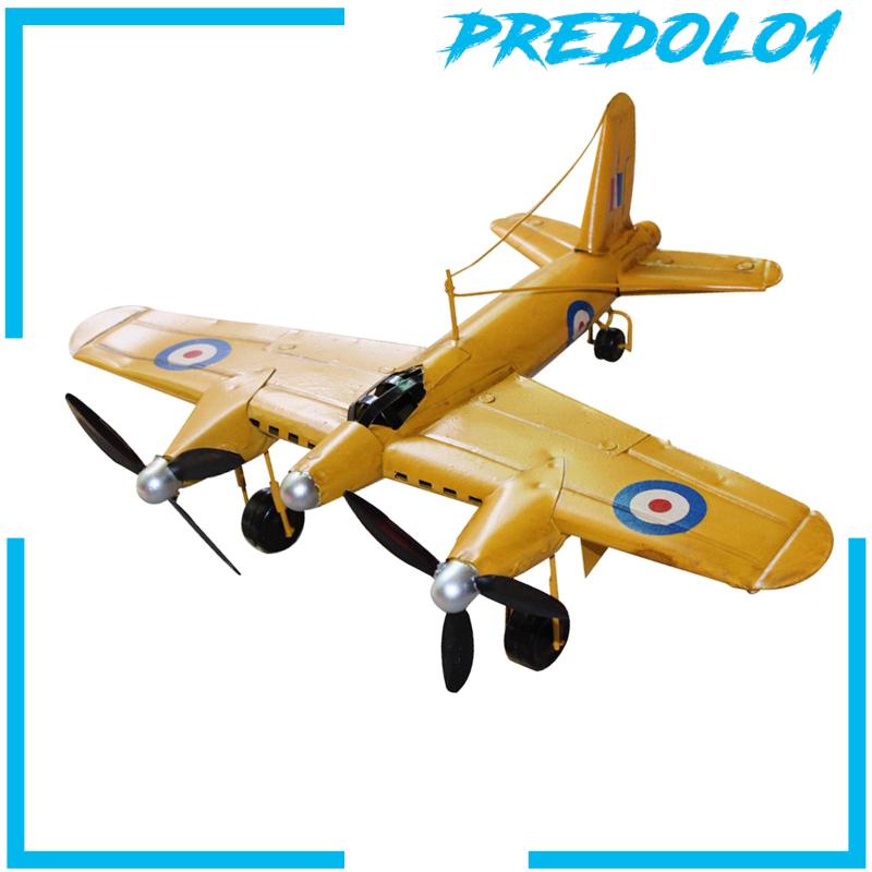 [Predolo1] Gaya Vintage Model Pesawat Metal Planes Model Untuk Hadiah Liburan Cewek Cowok