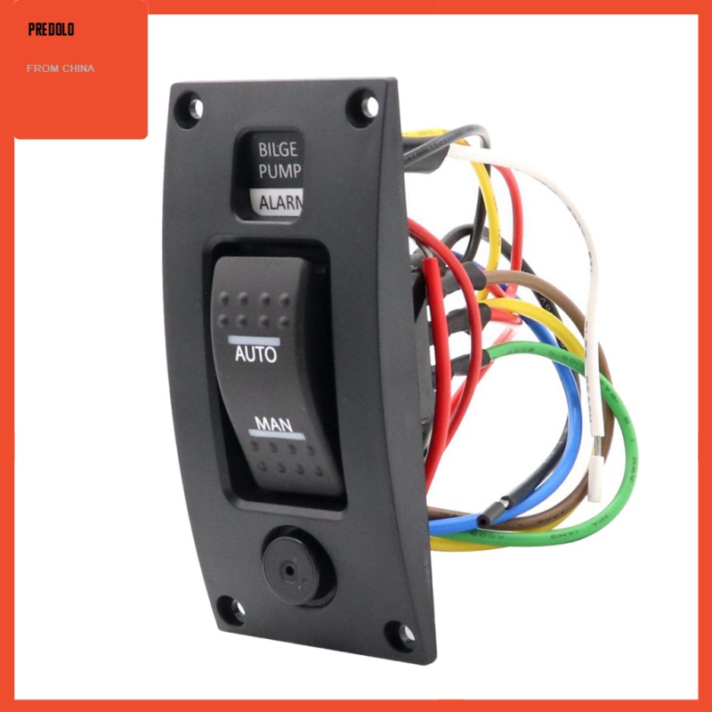 [Predolo] New Bilge Pump Switch Panel Otomatis-Off-Manual 12v 24v Dengan