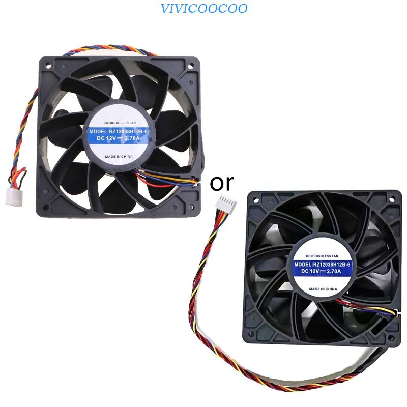 Vivi 120x120x38mm 12v Bearing Fan Untuk Delta RZ12038H12B 120mm Tinggi 6000RPM