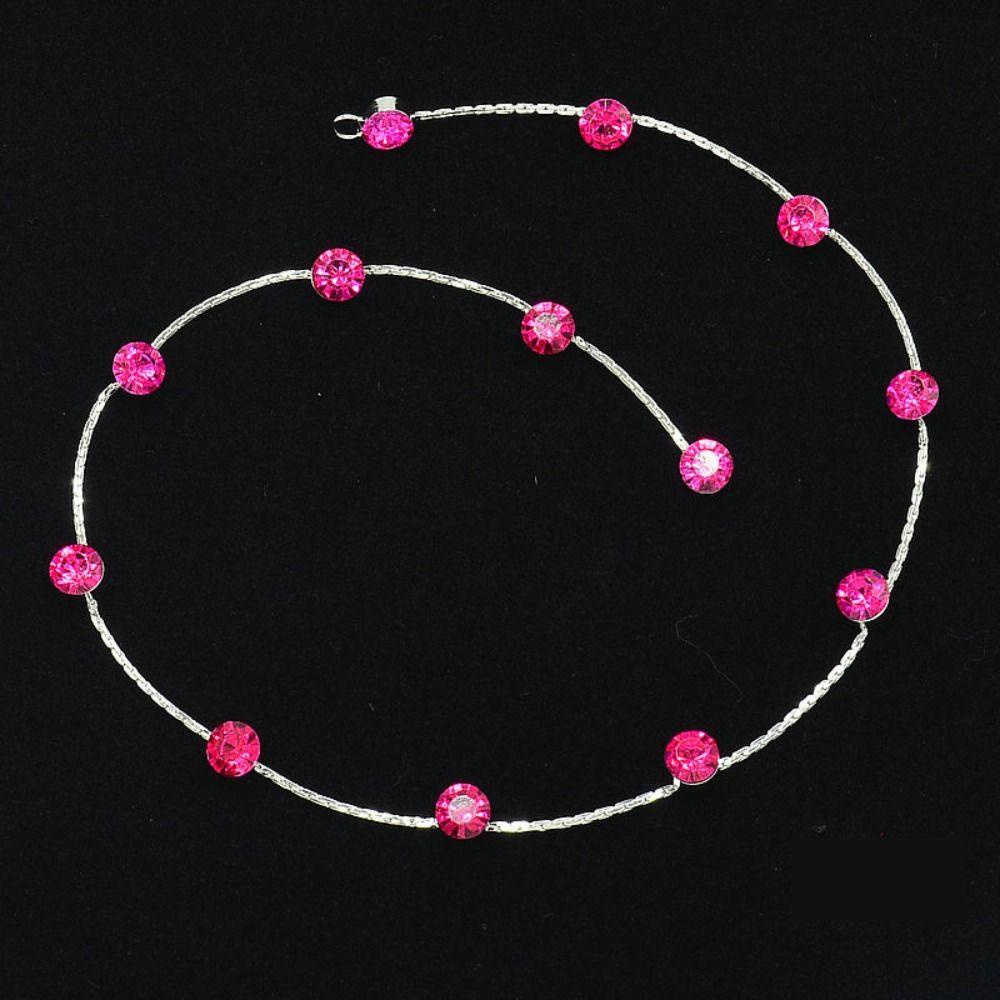 Mxbeauty Rantai Panjang Wig Pesta Pink Gadis Keren DIY Ponytail Rambut Styling Aksesoris Pernikahan Makeup Anak Woman Fashion Hair Rumbai