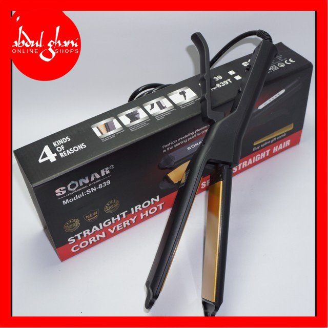 Catokan Pelurus Rambut SONAR SN 839T