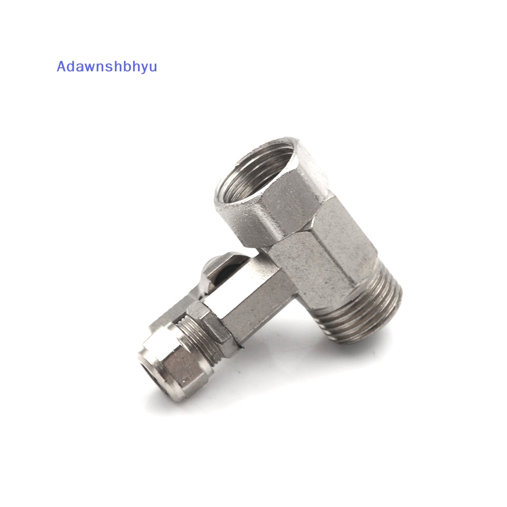 Adhyu New Adaptor Penjernih Filter Air Umpan Ro1/2 ''Ke3/8'' Ball Valve Faucet Tap Safe ID