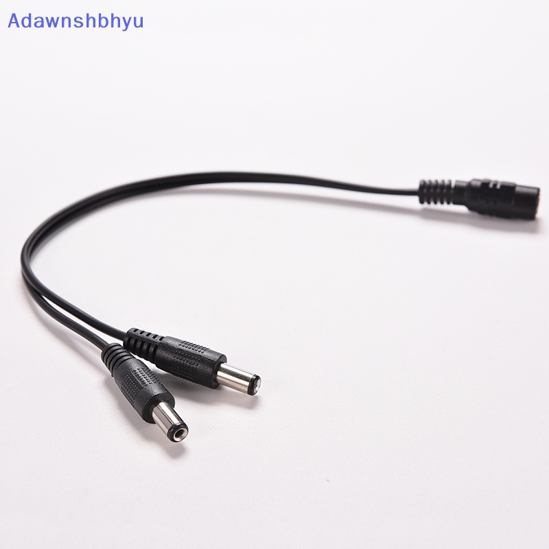 Adhyu 5.5 x 2.1mm Kamera CCTV 1female to 2 Male Adaptor Kabel Power Splitter DC 12V ID