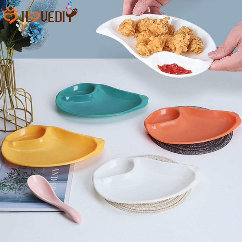 Piring Dapur Multifungsi Desktop Terima Piring Rumah Piring Makan Plastik Kue Buah Dessert Peralatan Makan Dapur Ramah Lingkungan Peralatan Makan Home Plastic Plate Saucer Seasoning Dish